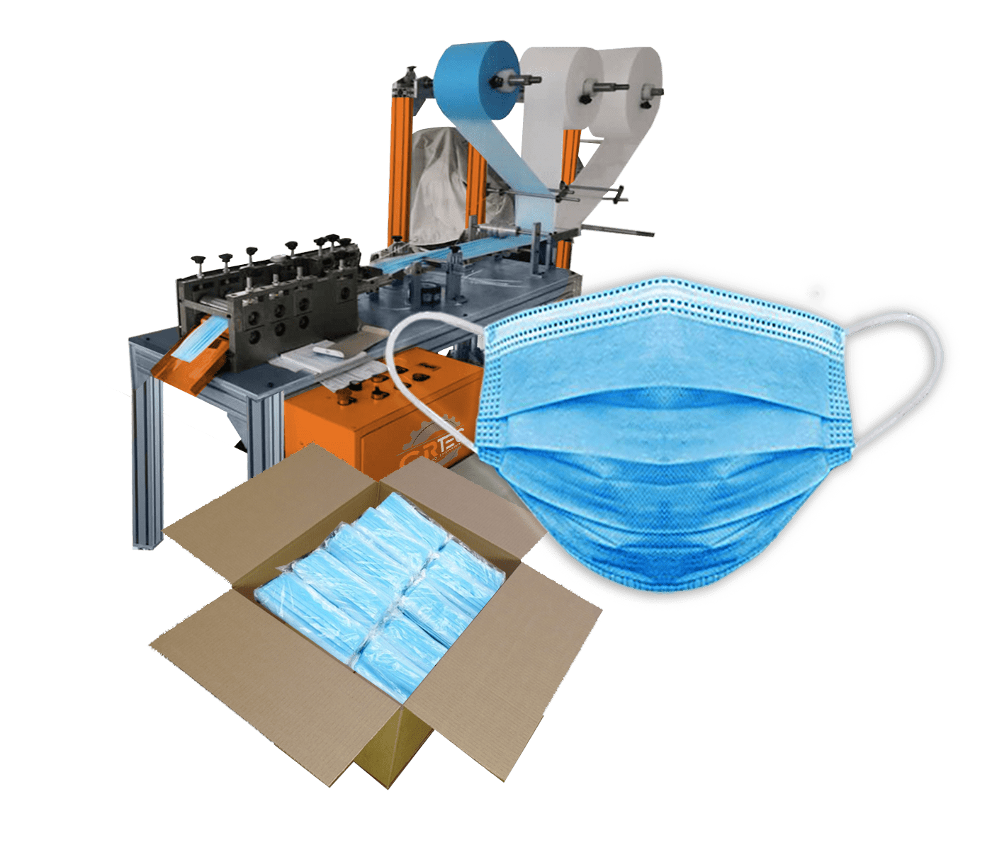 surgical mask die cutting machine